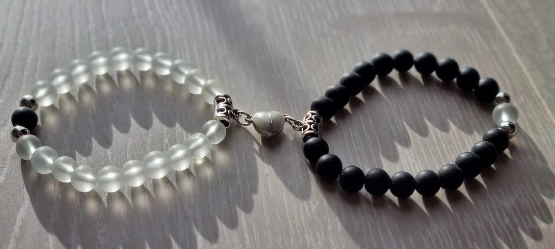 Light Up Your Love: Luminous Magnetic Bracelets for Long Distance Couples