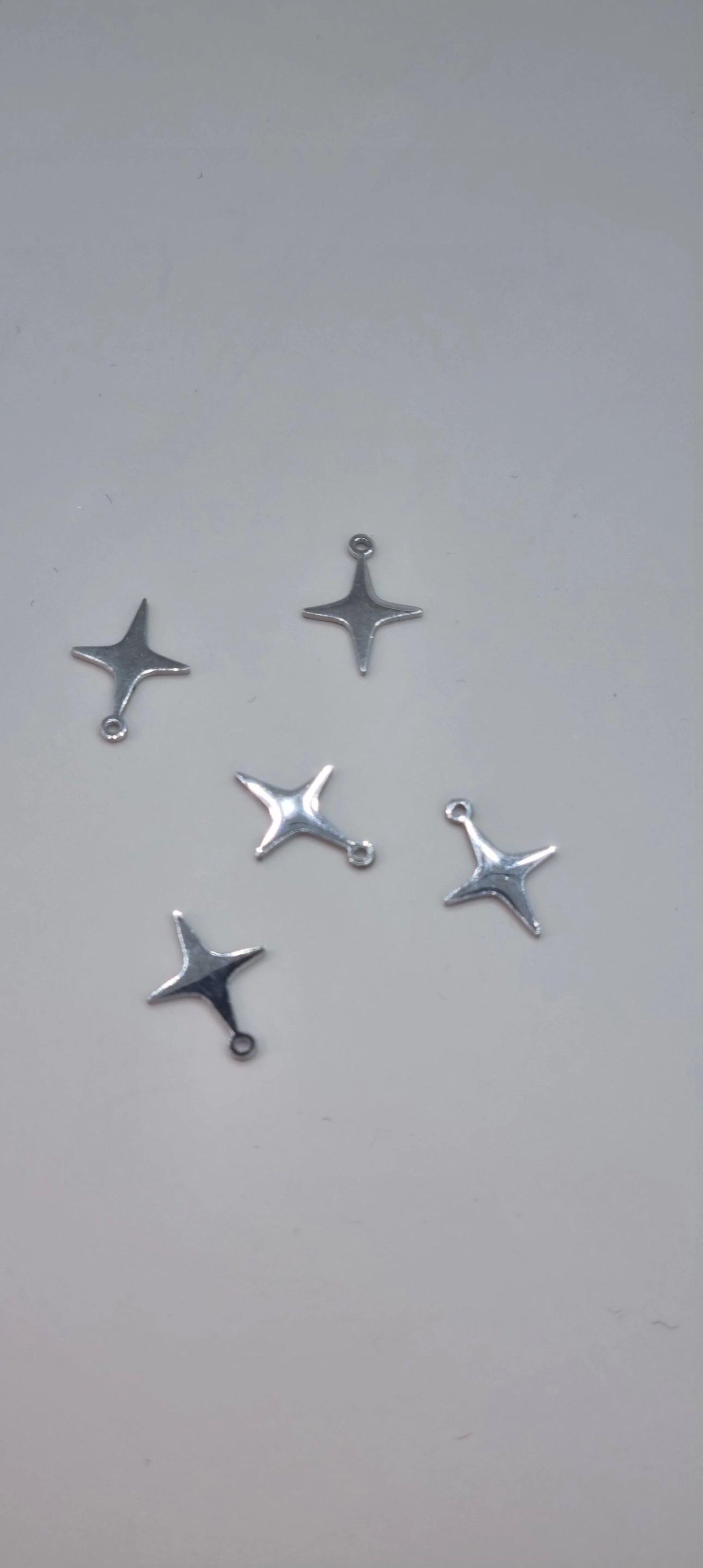 Silver Stainless Steel Butterfly, Moon, Star Charms | Versatile & Rust-Resistant Jewelry Making Accessories