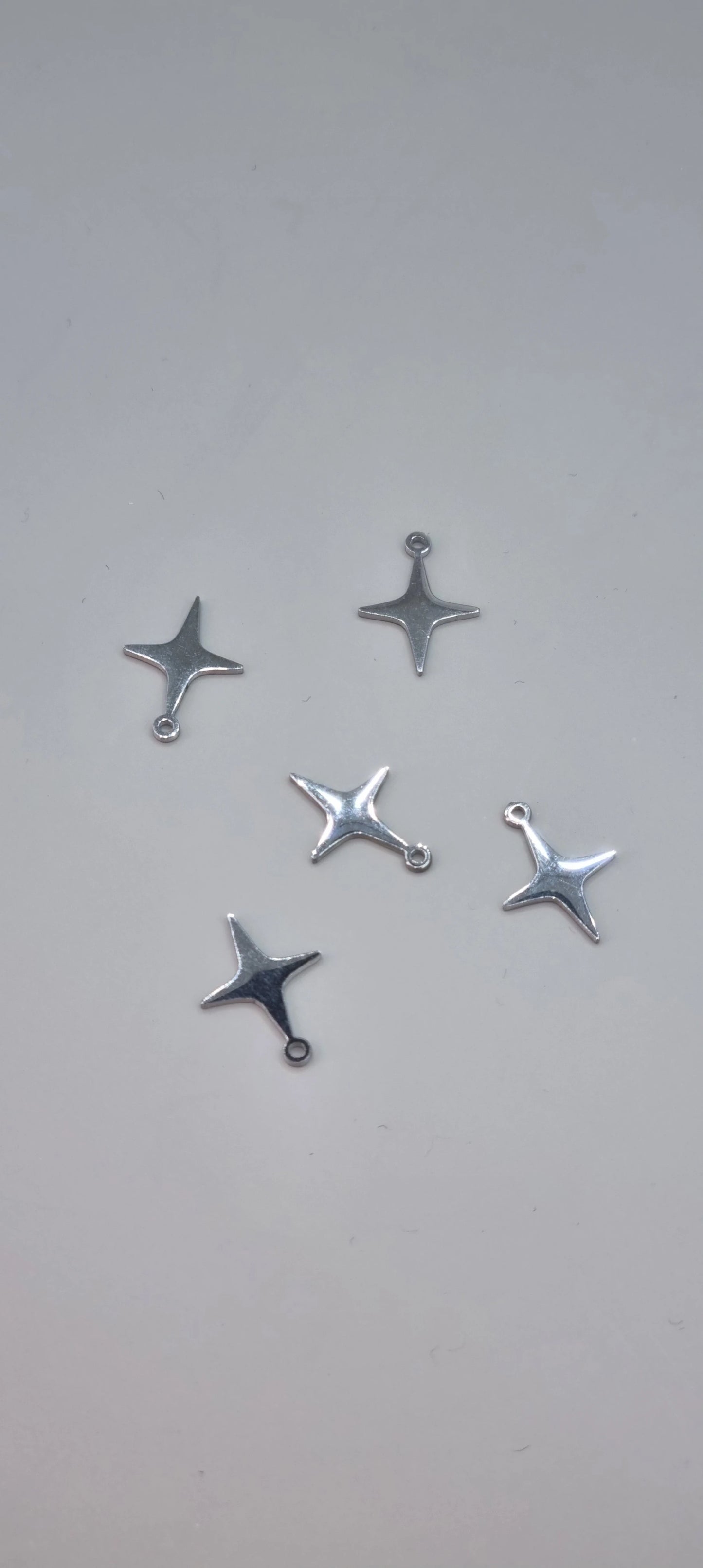 Silver Stainless Steel Butterfly, Moon, Star Charms | Versatile & Rust-Resistant Jewelry Making Accessories