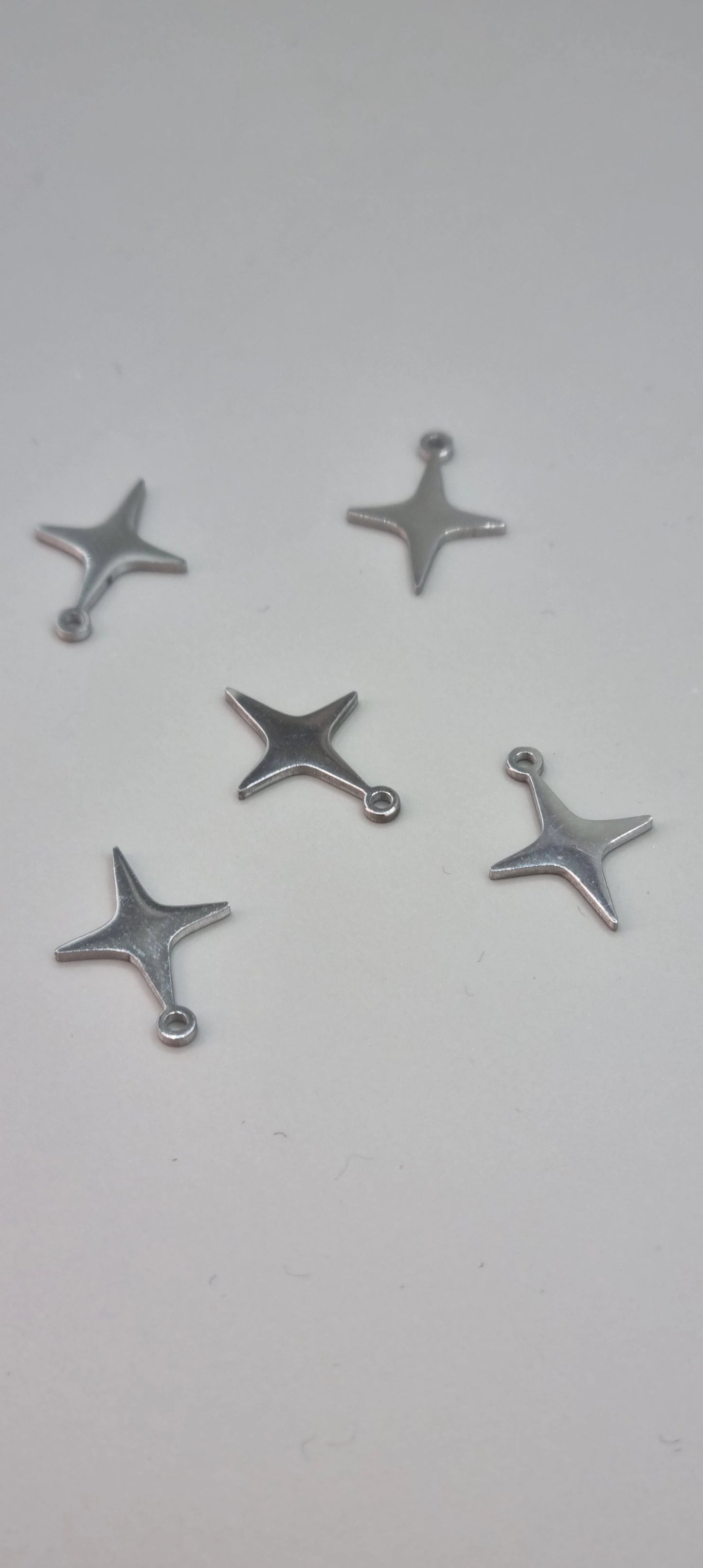 Silver Stainless Steel Butterfly, Moon, Star Charms | Versatile & Rust-Resistant Jewelry Making Accessories