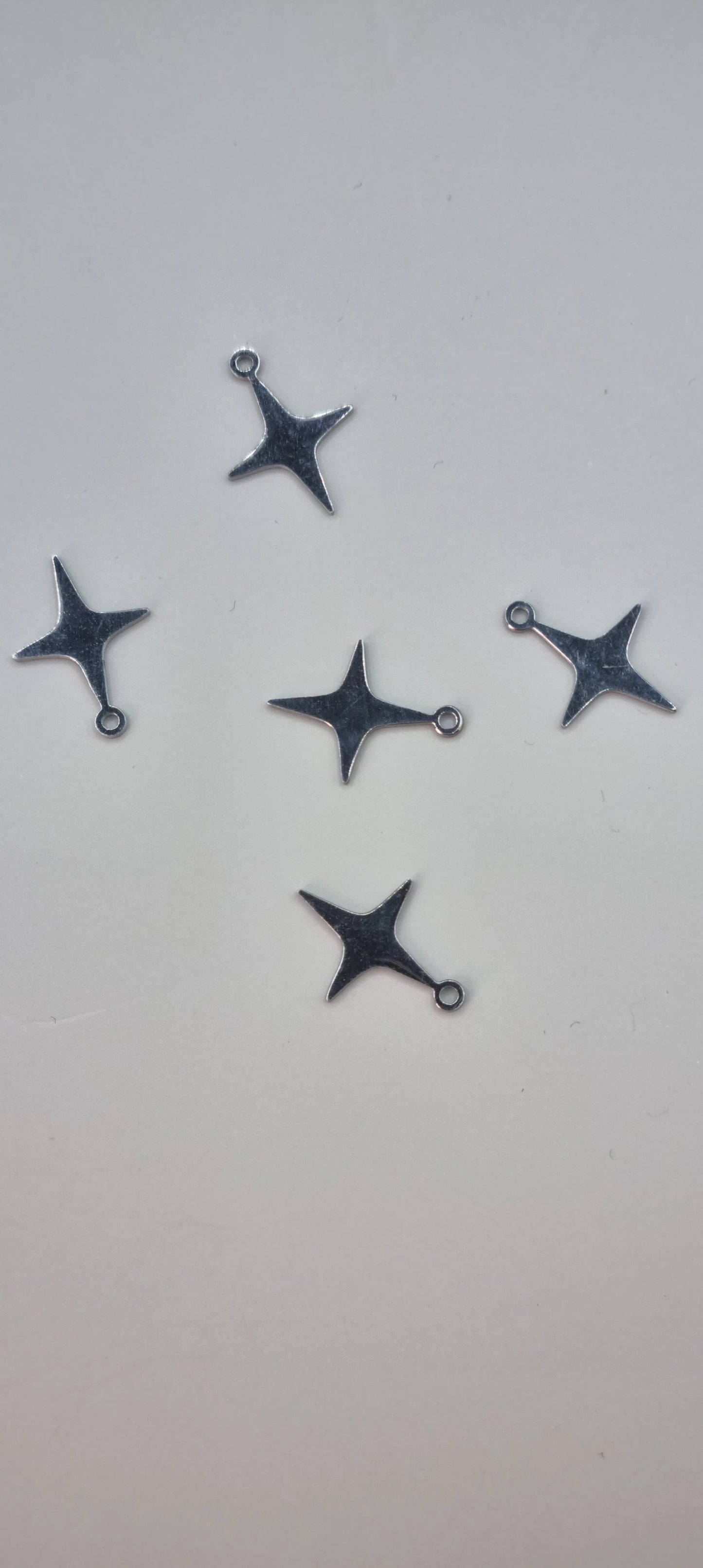 Silver Stainless Steel Butterfly, Moon, Star Charms | Versatile & Rust-Resistant Jewelry Making Accessories