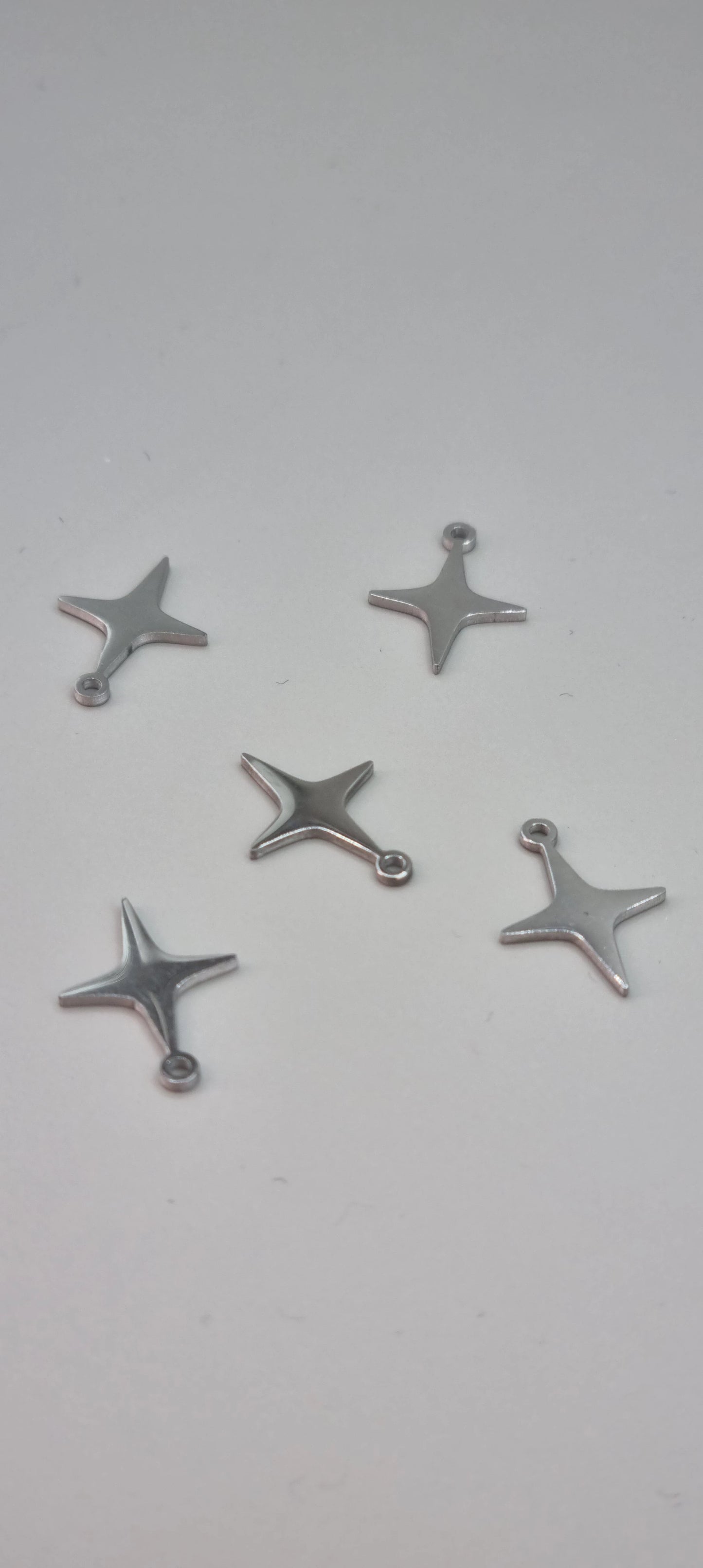 Silver Stainless Steel Butterfly, Moon, Star Charms | Versatile & Rust-Resistant Jewelry Making Accessories
