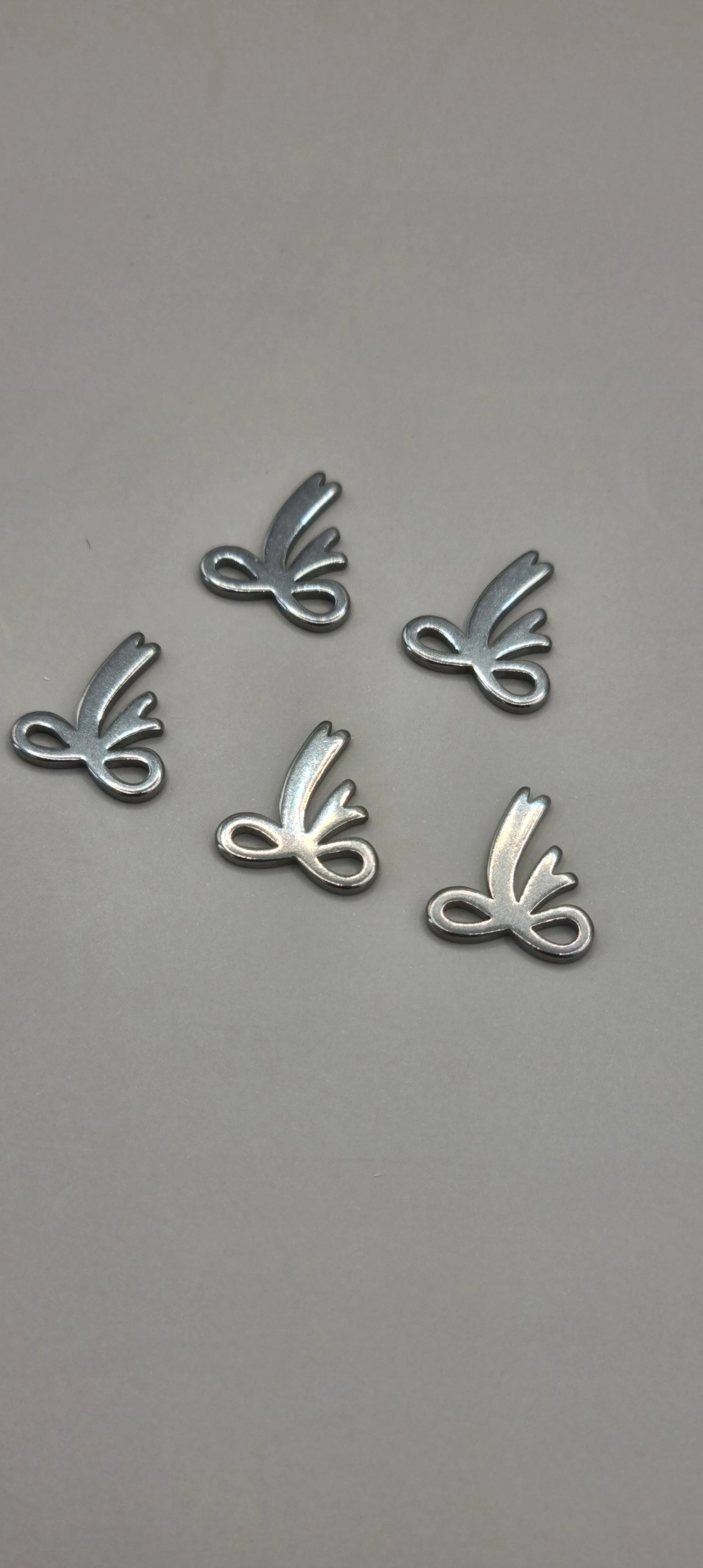 Silver Stainless Steel Butterfly, Moon, Star Charms | Versatile & Rust-Resistant Jewelry Making Accessories