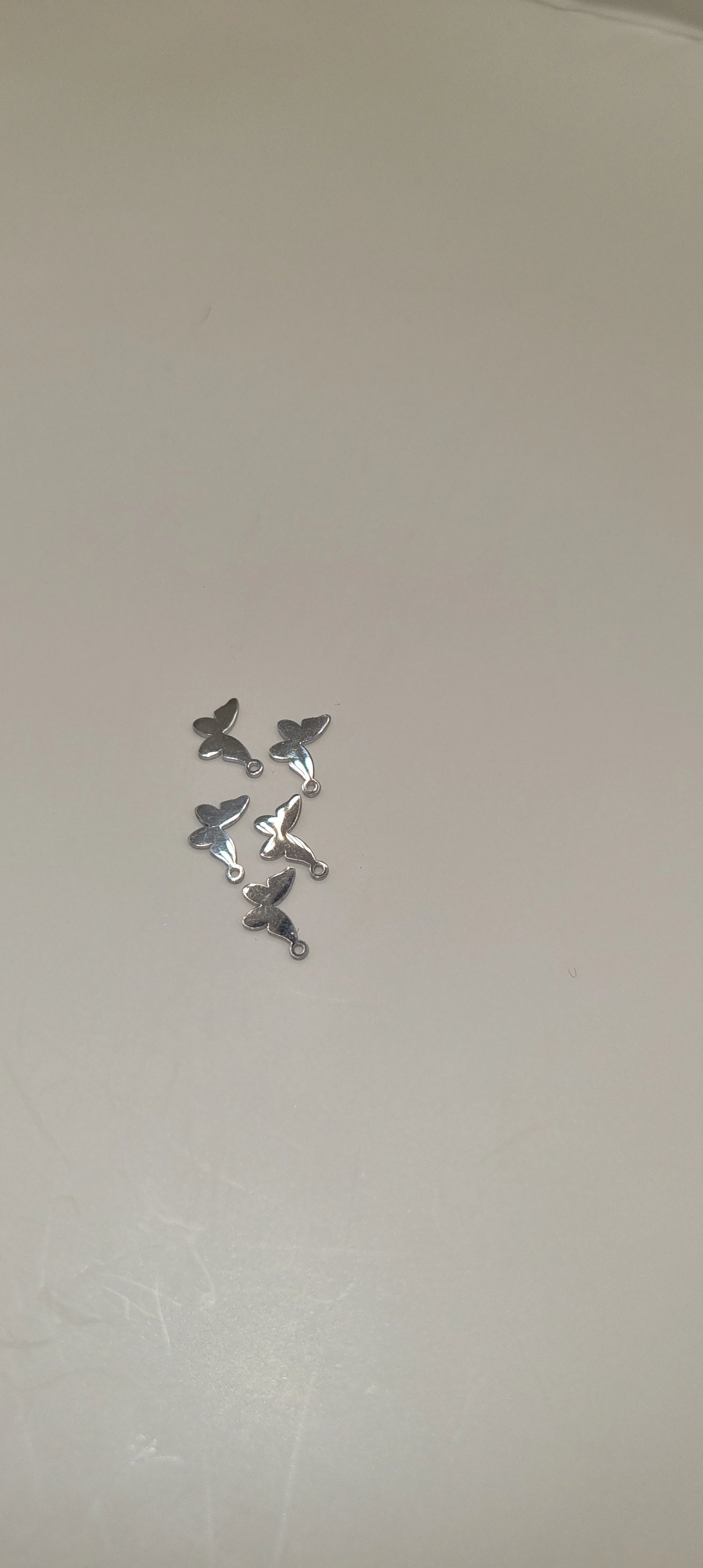 Silver Stainless Steel Butterfly, Moon, Star Charms | Versatile & Rust-Resistant Jewelry Making Accessories
