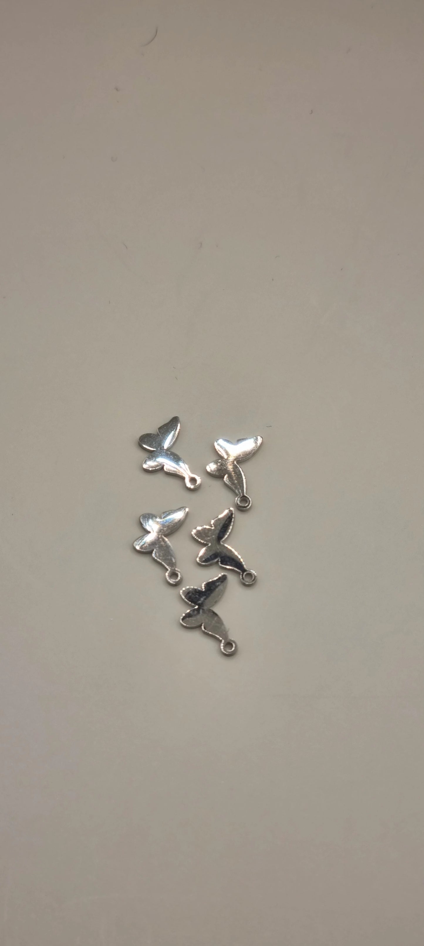 Silver Stainless Steel Butterfly, Moon, Star Charms | Versatile & Rust-Resistant Jewelry Making Accessories