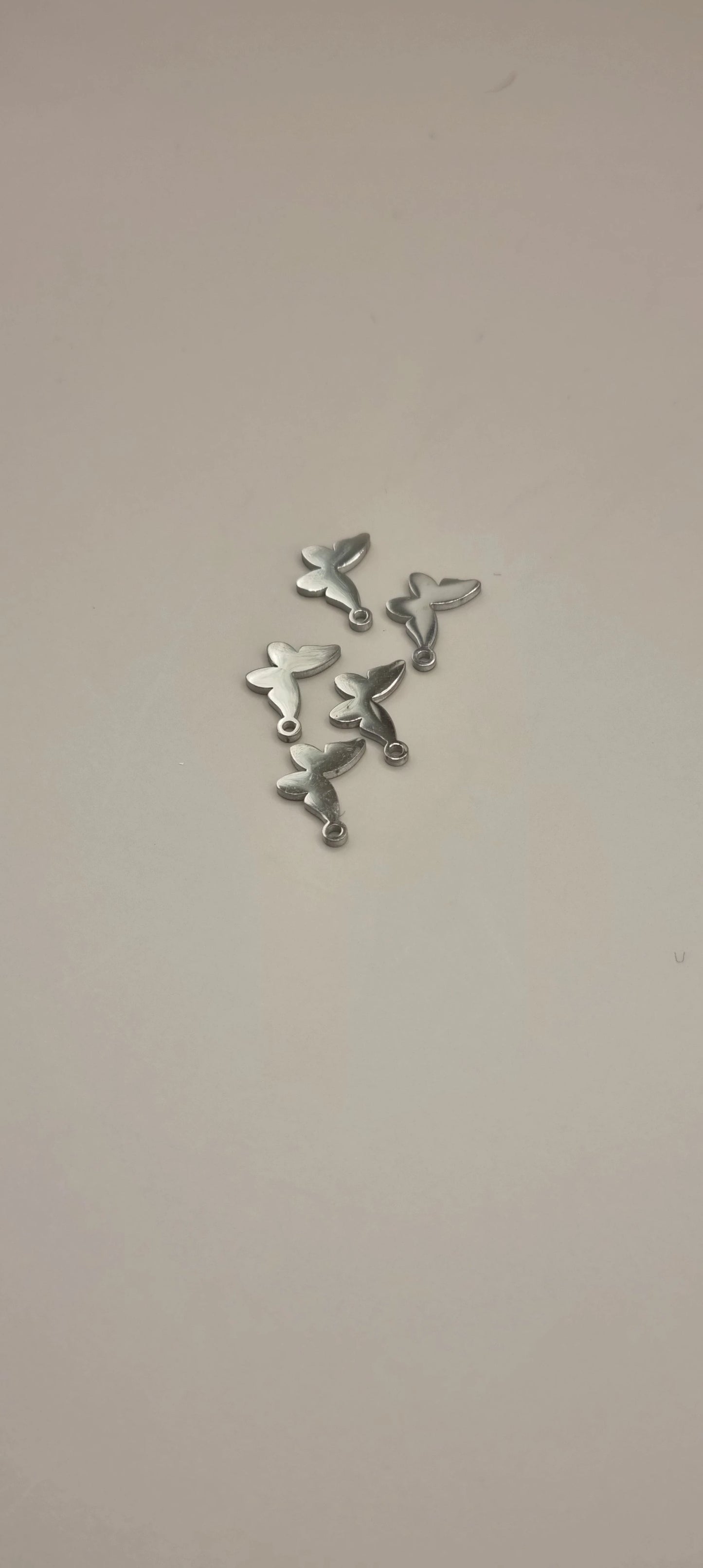 Silver Stainless Steel Butterfly, Moon, Star Charms | Versatile & Rust-Resistant Jewelry Making Accessories