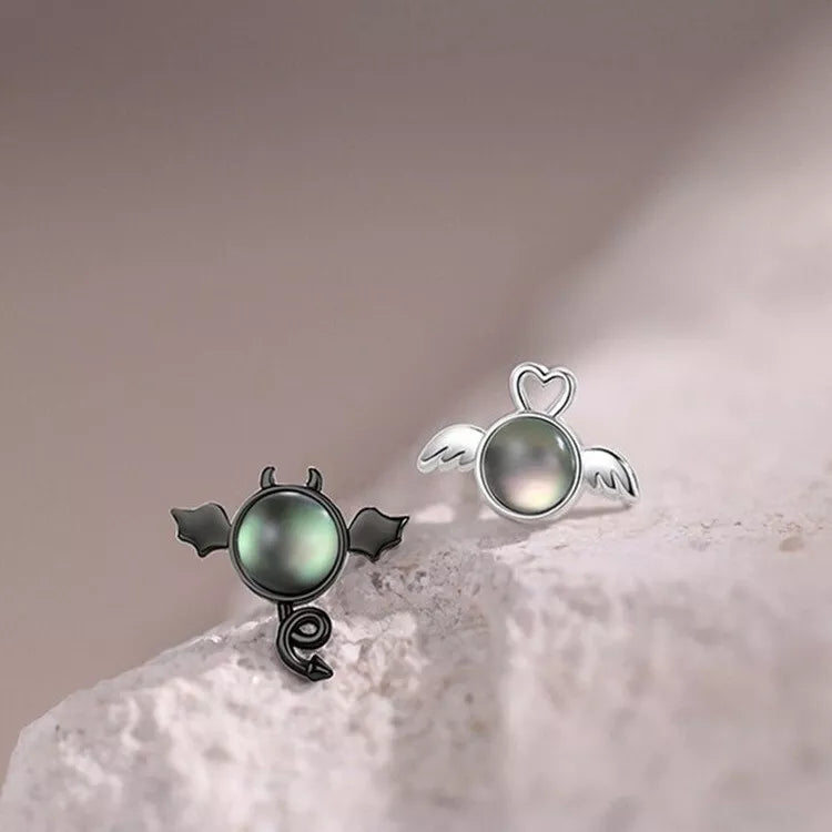 Angel Demon Stud Earrings