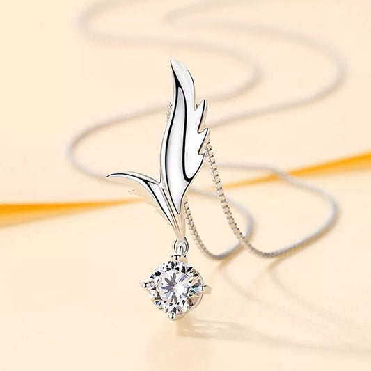 Angel Wing Pendant Necklace