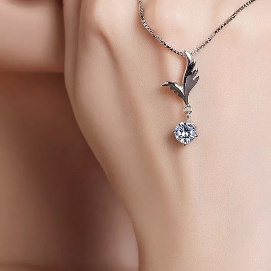 Angel Wing Pendant Necklace