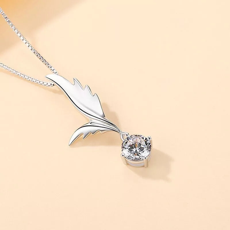 Angel Wing Pendant Necklace