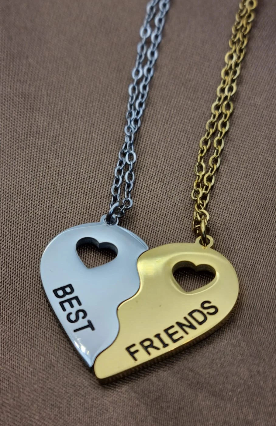 Best Friend Necklace | Heart Halves Necklace | Best Friend Necklace For 2