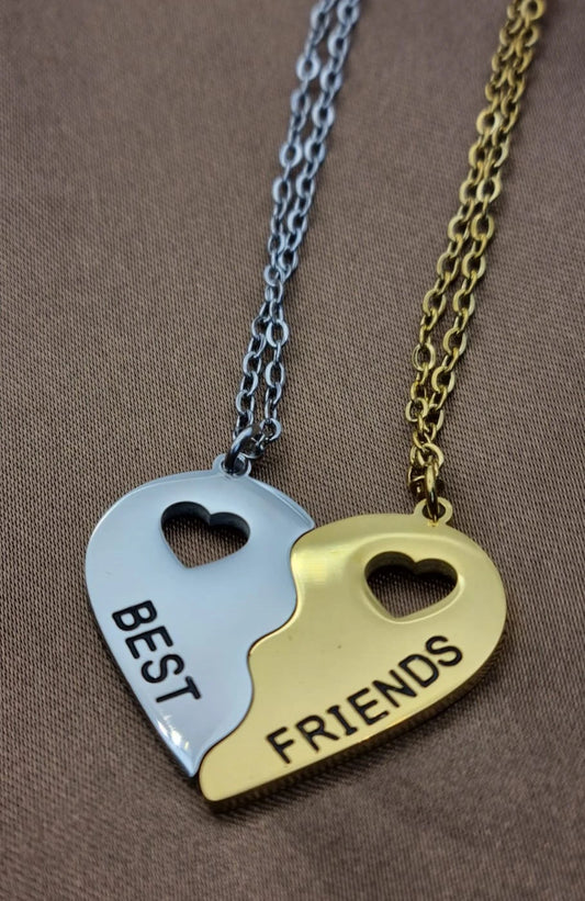Best Friend Necklace | Heart Halves Necklace | Best Friend Necklace For 2