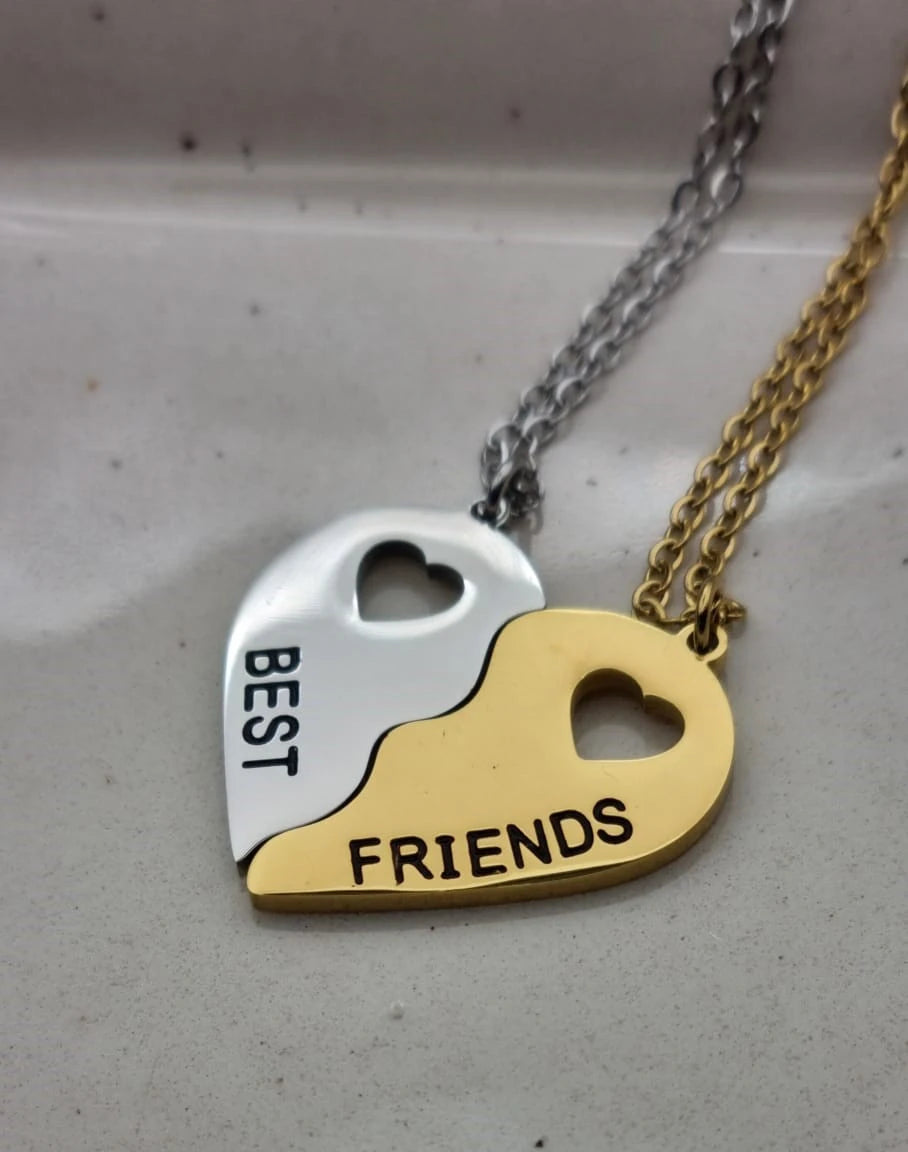 Best Friend Necklace | Heart Halves Necklace | Best Friend Necklace For 2