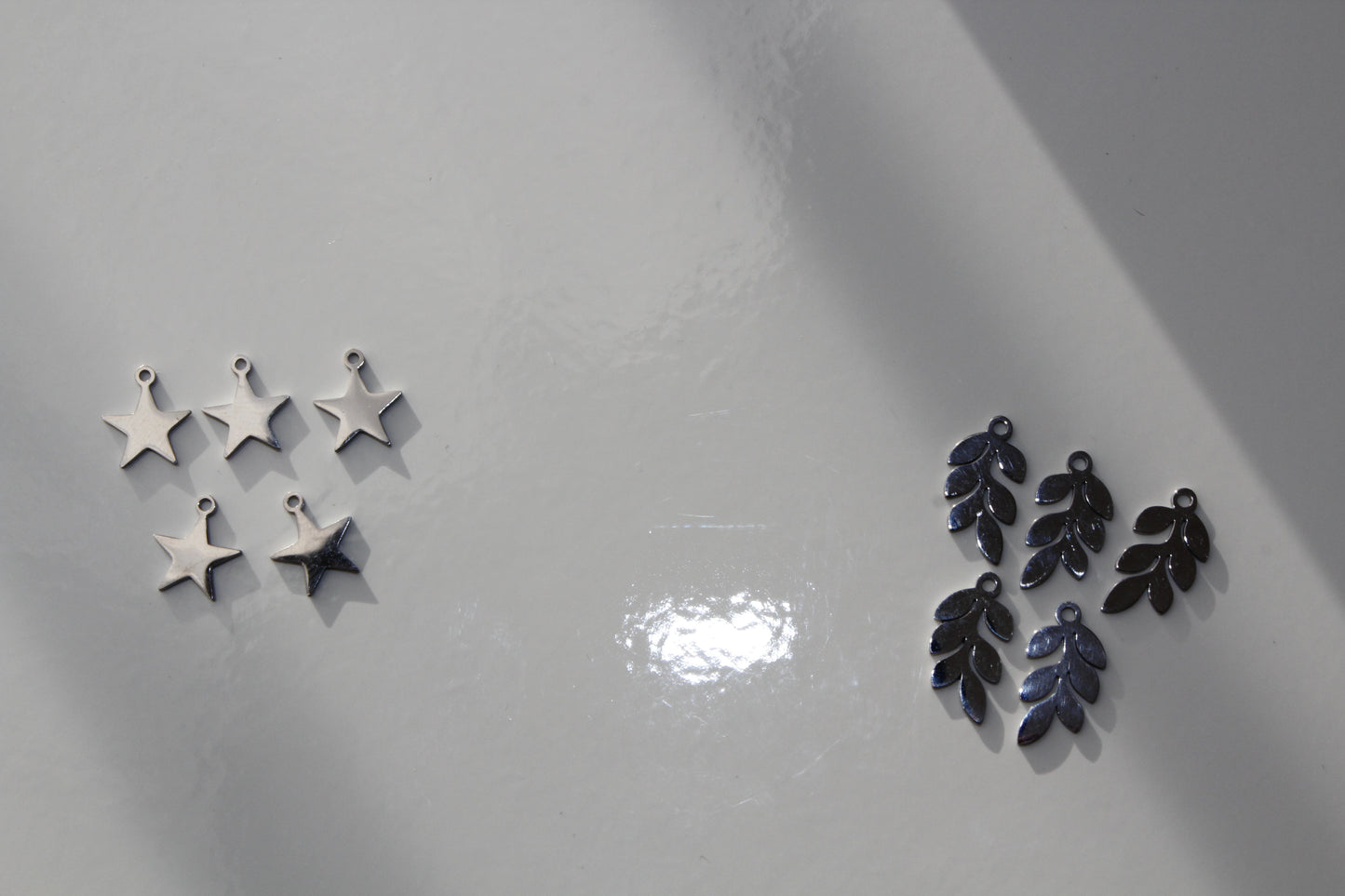 Silver Stainless Steel Butterfly, Moon, Star Charms | Versatile & Rust-Resistant Jewelry Making Accessories