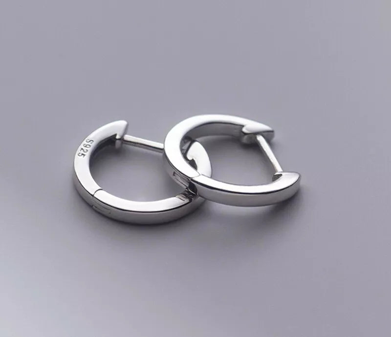 925 Sterling Silver Huggie Hoop Earrings | Women's Jewelry | Ideal Love Gifts