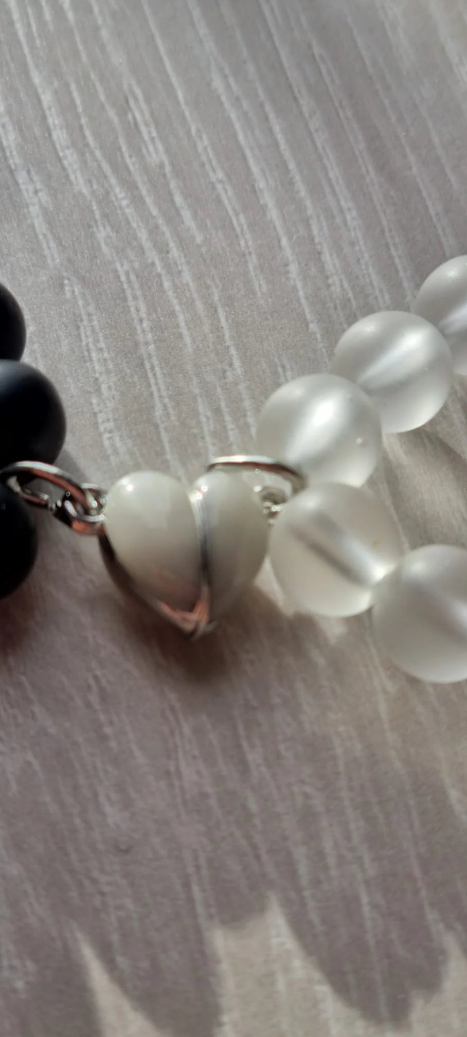 Glowing Heart Luminous Magnetic Long Distance Bracelet for Couples