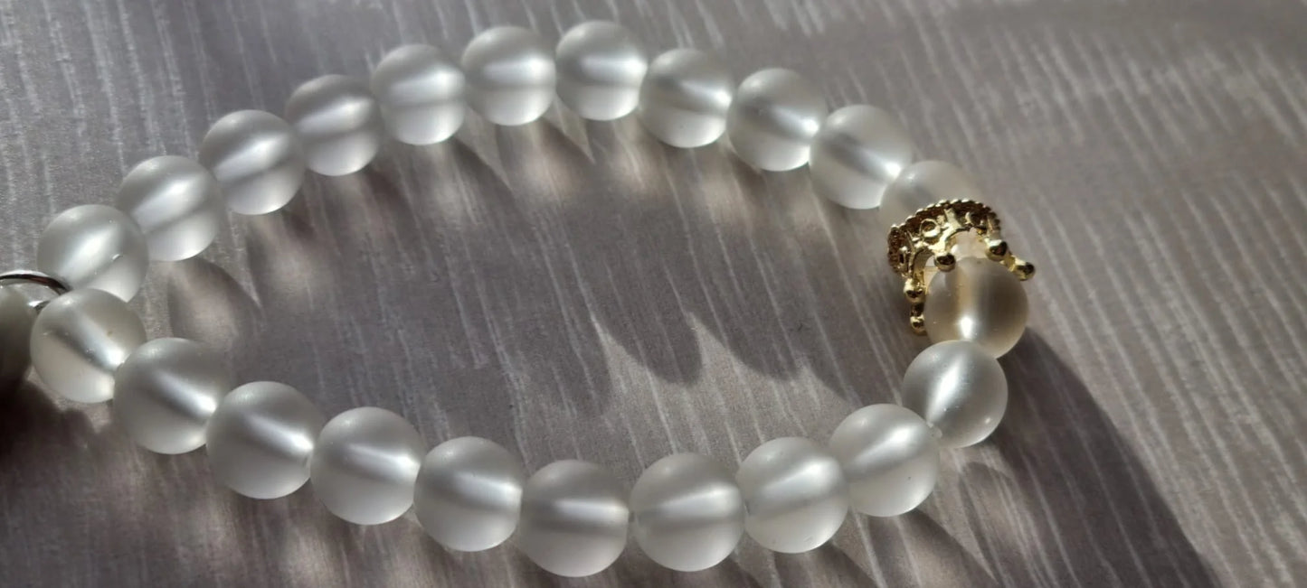 Glowing Heart Luminous Magnetic Long Distance Bracelet for Couples