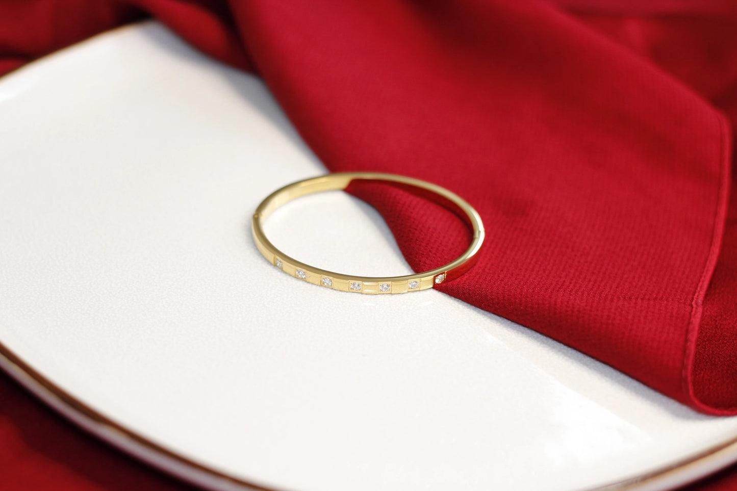 Gold Plated Bangles Bracelets for Women