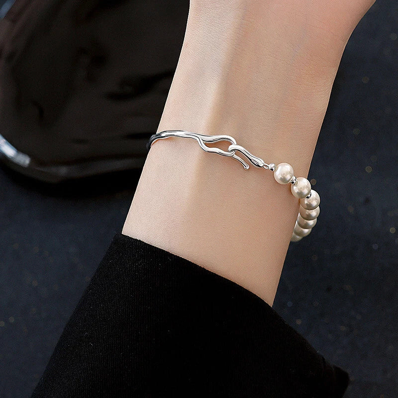 Minimalist Elegant Pearl Bracelet – Perfect Gift for Women & Girls Mother's Day Jewelry