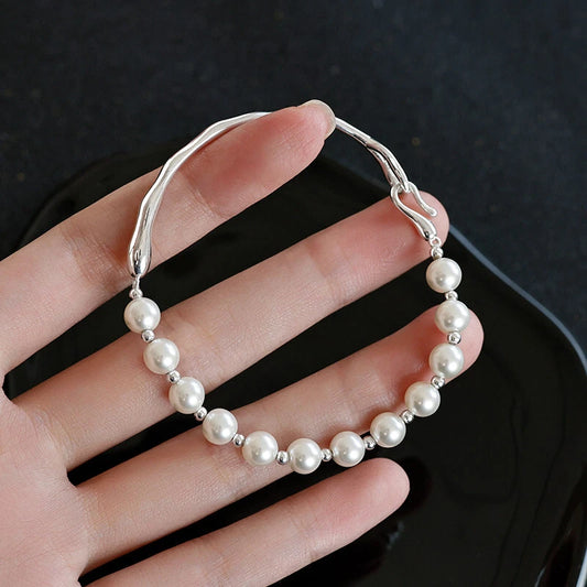 Minimalist Elegant Pearl Bracelet – Perfect Gift for Women & Girls Mother's Day Jewelry