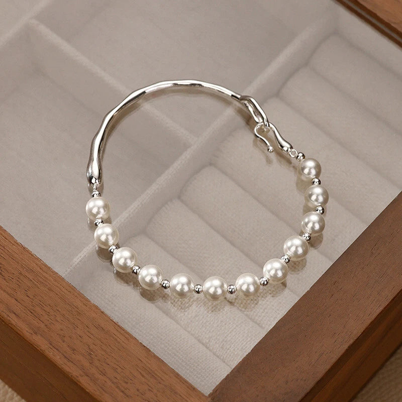 Minimalist Elegant Pearl Bracelet – Perfect Gift for Women & Girls Mother's Day Jewelry