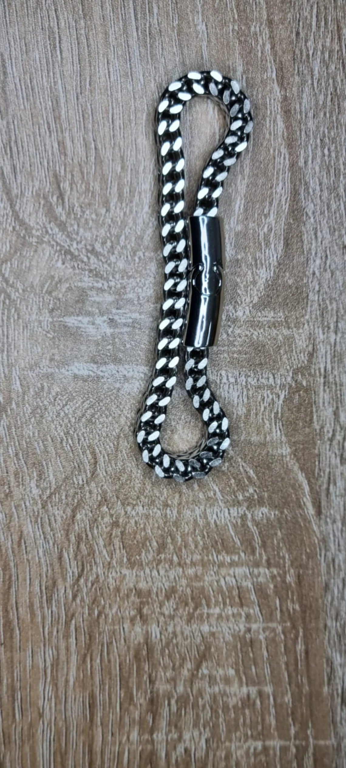 Mens Silver Bracelet | Cuban Chain Bracelet for Mens | Stainless Steel Cuban Curb Chain Bracelet