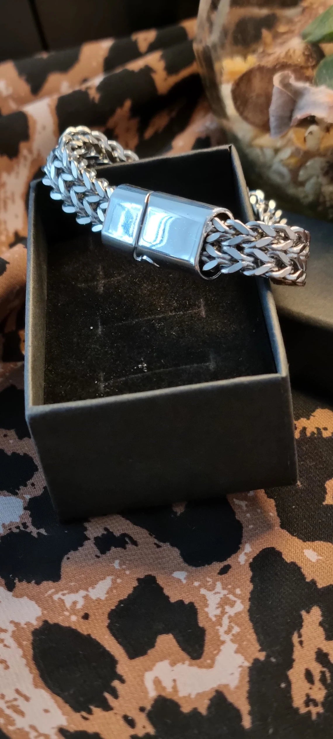 Mens Silver Bracelet | Cuban Chain Bracelet for Mens | Stainless Steel Cuban Curb Chain Bracelet
