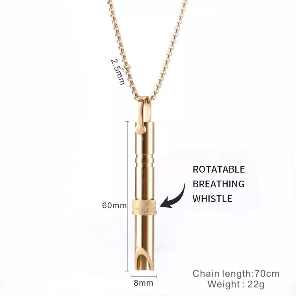 Stress Relief Mindful Quit Smoking Breathing Necklace
