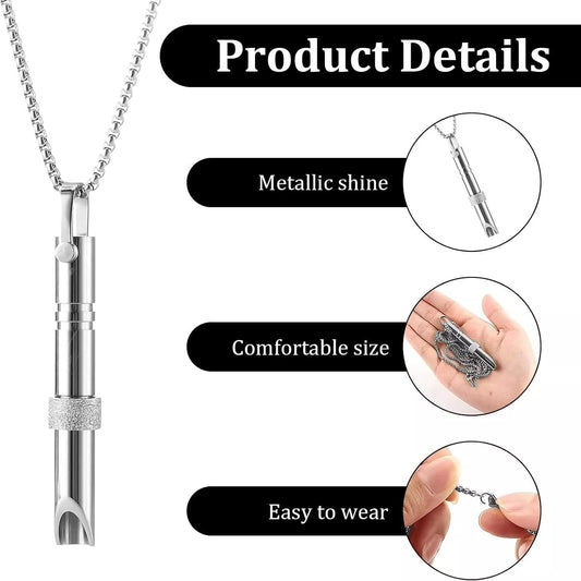 Stress Relief Mindful Quit Smoking Breathing Necklace