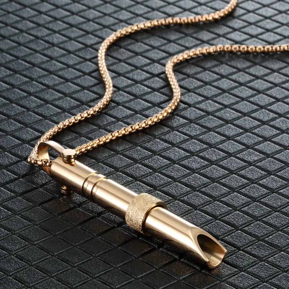 UK Stress Relief Gold Necklaces – Breathlace for Women
