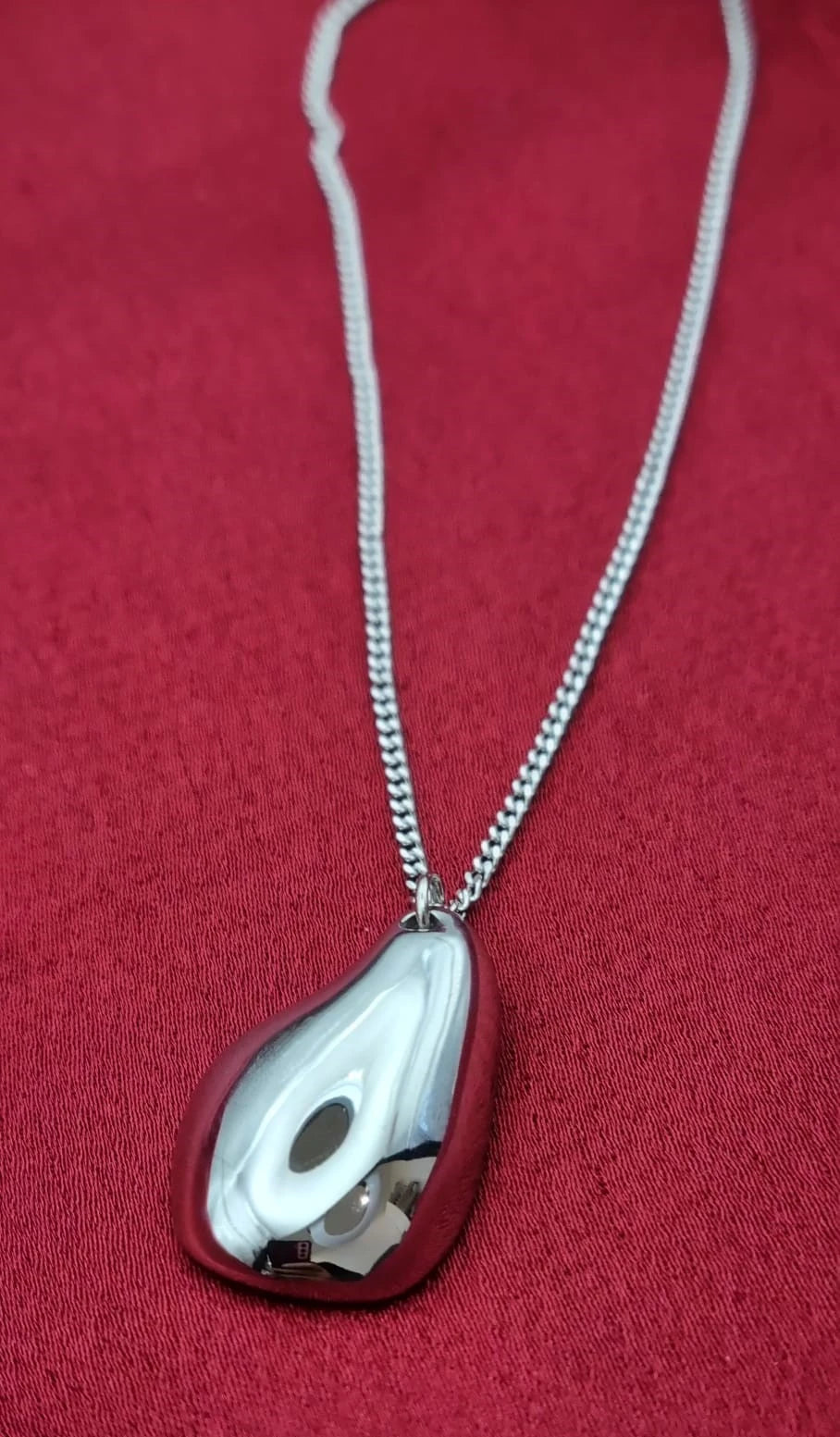Waterdrop Silver Earring Necklace Set for Women | Teardrop Earring Necklace Set