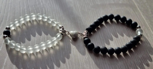 Light Up Your Love: Luminous Magnetic Bracelets for Long Distance Couples
