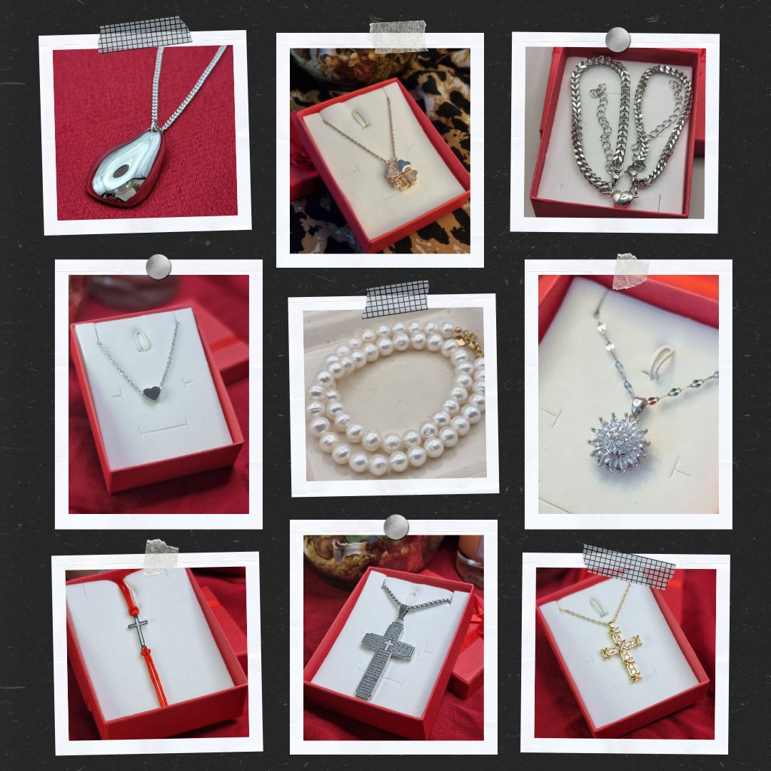Belsize Crafts Jewelry UK pearl necklace heart necklace