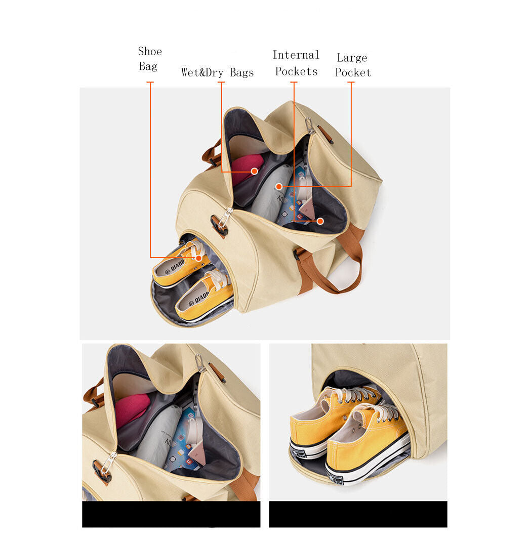 Unisex Sports Duffle Travel Bag