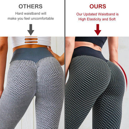 TikTok High Waist Black Workout Women Leggings