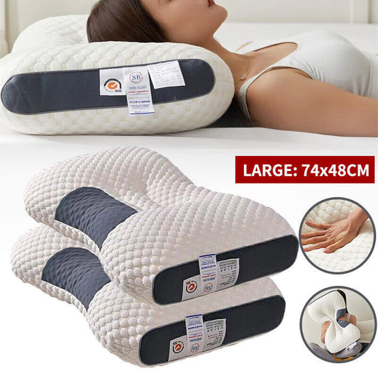 Contour Memory Foam Pillow Neck Back Support Orthopedic Firm Head My Pillows