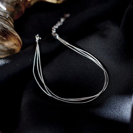 Elegant Chain Bracelet 925 Sterling Silver
