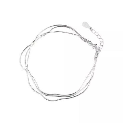 Elegant Chain Bracelet 925 Sterling Silver