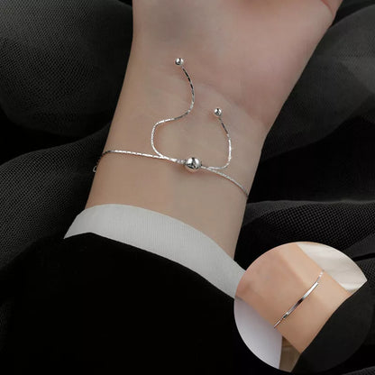 925 Sterling Silver Minimalist Bracelet – Elegant & Stylish Gift for Women & Girls