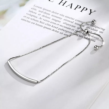 925 Sterling Silver Minimalist Bracelet – Elegant & Stylish Gift for Women & Girls