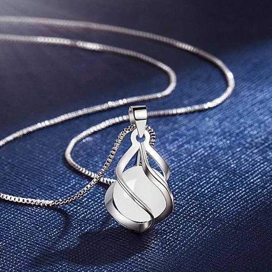 Moonstone Swirl Pendant Necklace | Women's Jewellery Gift