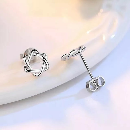 925 Sterling Silver Star Stud Earrings – Cute Women’s & Girls Jewellery Gift – UK Hallmarked