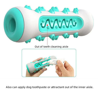 Dog Rubber Chewers Toy Bone Toothbrush | Teeth Cleaning Dog Chew Toy