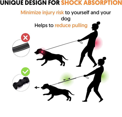 Strong Dog Pulling Anti Shock Lead