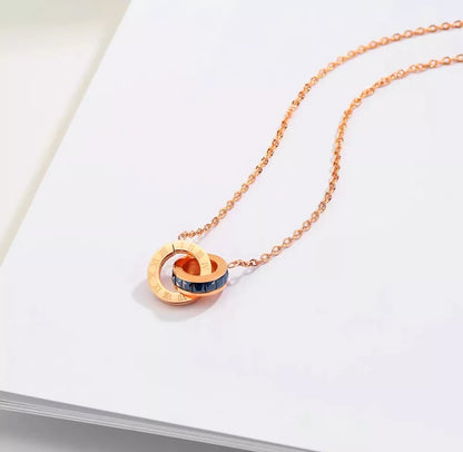 Roman Round Diamond-Cut Chain Necklace