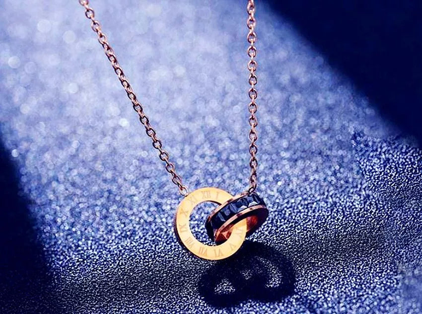 Roman Round Diamond-Cut Chain Necklace