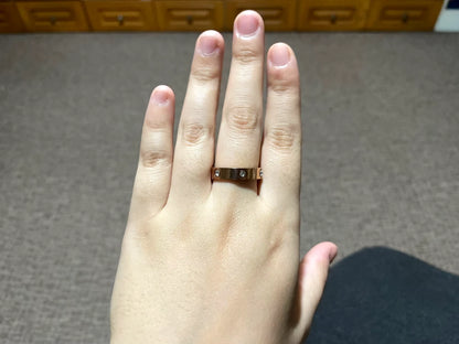 Gold Cubic Zirconia Elegant Design Ring