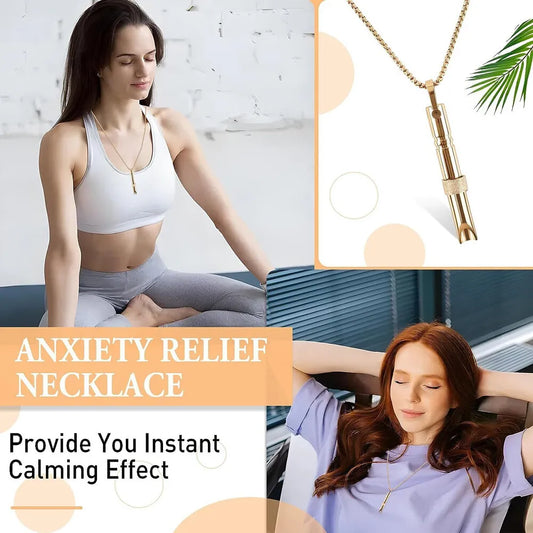 UK Stress Relief Necklaces – 925 Sterling Silver Breathlace for Women