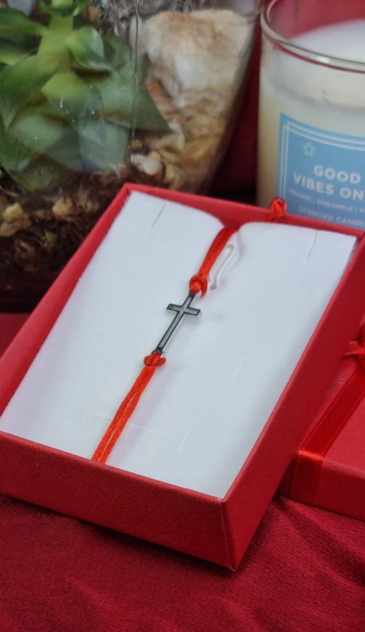 Unisex Cross Rope Christian Bracelet | Religious Christian Jewelry Unisex Bracelet Bangle